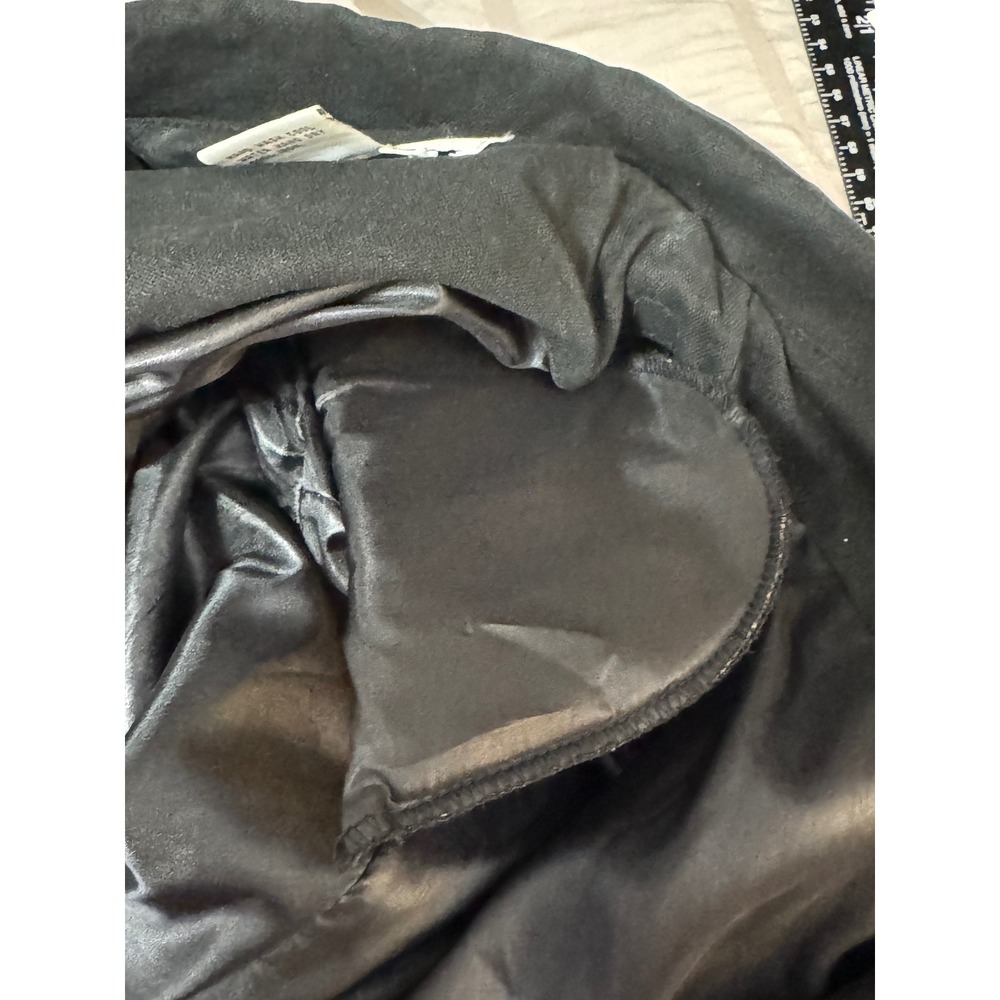 Great Cavalier Silk XL Jacket Embellished Patchwork Full Zip Button Up Black - Picture 8 of 12